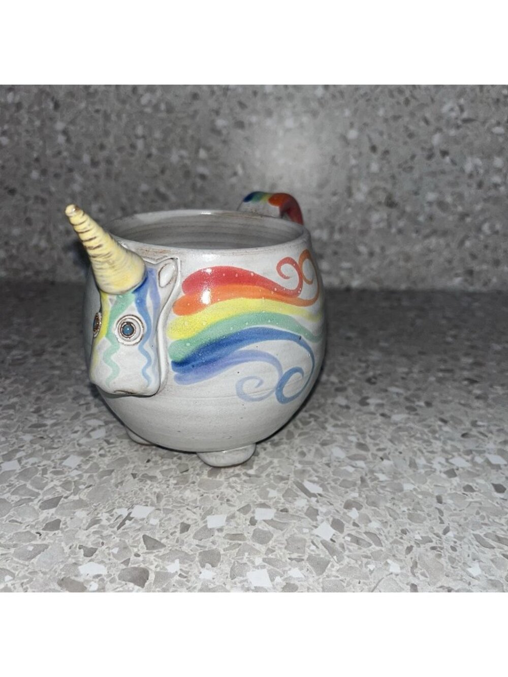 Mudworks Pottery Unicorn Mug Made In USA